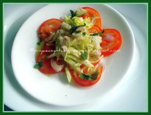 Cold Zucchini & Tomato Salad