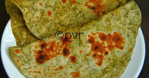 Coriander & Coconut Milk Paratha