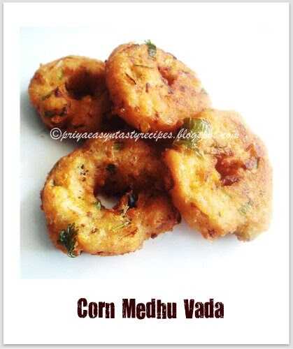 Corn Medhu Vada