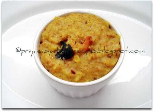 Cracked Wheat & Masoordal Pongal