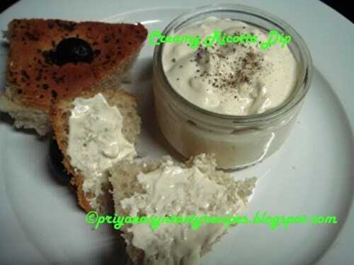 Creamy Ricotta Dip