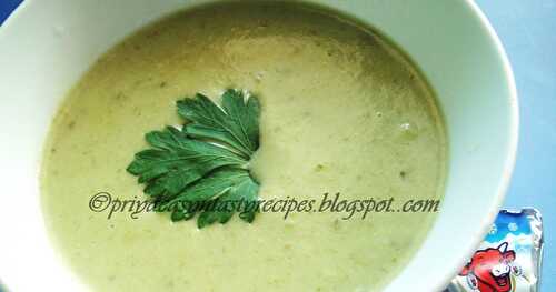 Creamy Zucchini Soup - T& T from Kevin's Closet Cooking