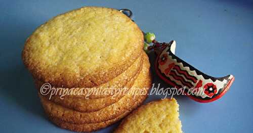 Crunchy Cornmeal Cookies & Merry Christmas