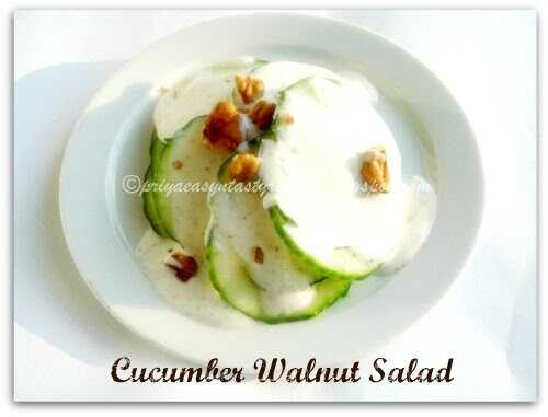 Cucumber Walnut Salad