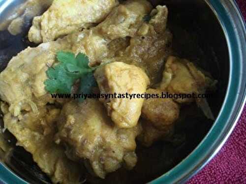 Dahi Murgh / Spicy Curd Chicken