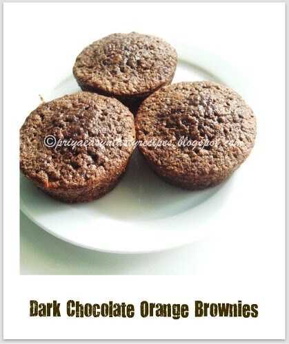 Dark Chocolate Orange Brownies