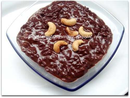 Dark Chocolate Poha Pudding