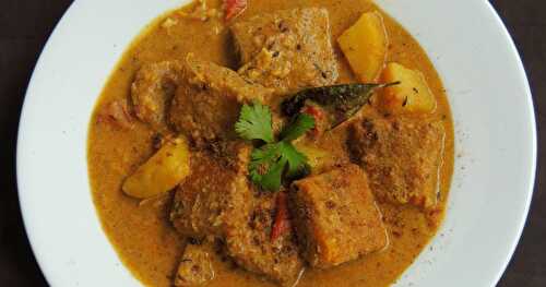 Dhokar Dalna/Bengali Lentils Cakes Curry~~SN Challenge