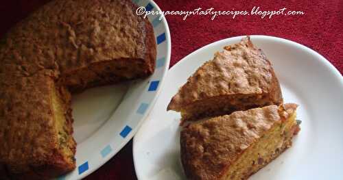 Dry Fruits & Nuts Tea Cake