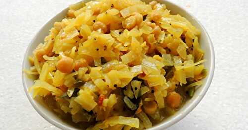 Easy Cabbage Kootu
