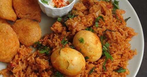 Egg Tomato Pulao