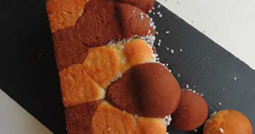 Eggless Checkerboard Pull Apart Bread with Tangzhong Method