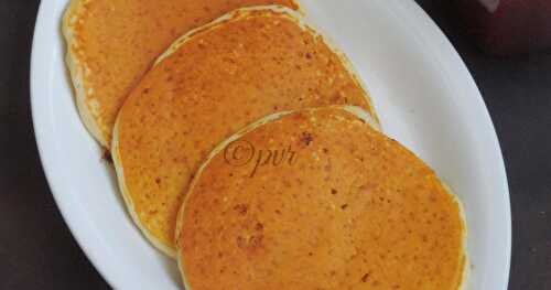 Eggless Chocolate Chips Pancakes with Instant Pancake Mix