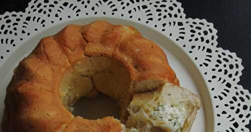 Eggless Cream Cheese,Spring Onions Herbed Monkey Bread