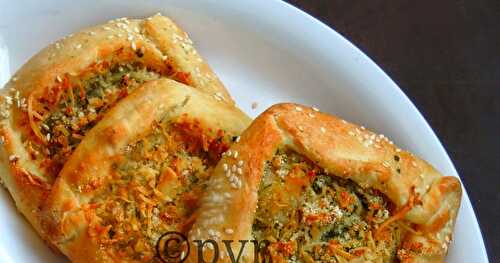 Eggless Flaounes/Cypriot Savoury Easter Cheese Pies
