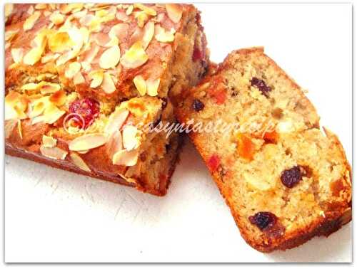Eggless Fruits & Nuts Cake