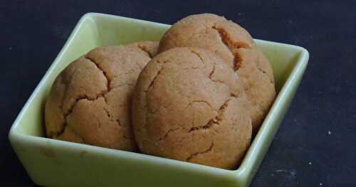 Eggless Hershey's Kisses Stuffed Peanut Butter Cookies