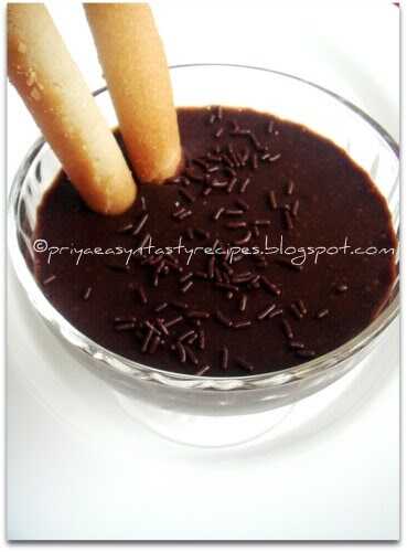 Eggless Instant Chocolate Mousse