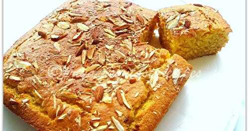 Eggless Orange Cornbread