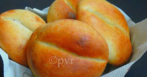 Eggless Parker House Rolls
