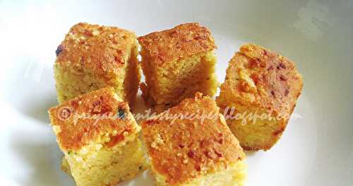 Eggless Quinoa Corn Bread
