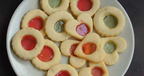 Eggless Stained Glass Cookies