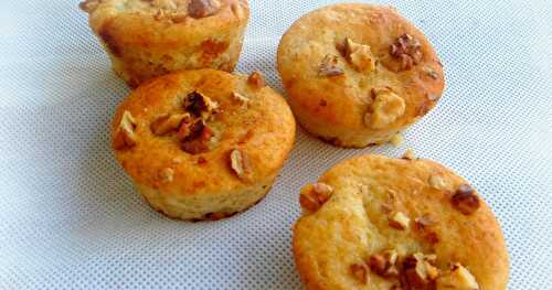 Eggless Walnut Muffins - My Guest Post For Archana