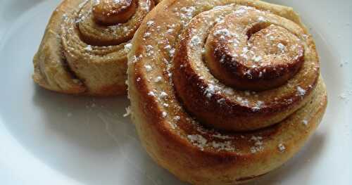Eggless Whole Wheat Cinnamon Rolls