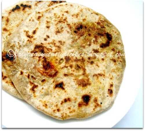 Eggplant Masala Paratha