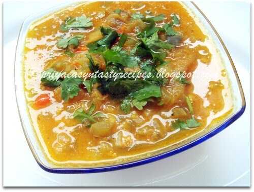 Eggplant & Snakegourd Sambhar