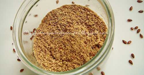 Flax Seeds & Oats Spice Powder/Karamadhu Podi