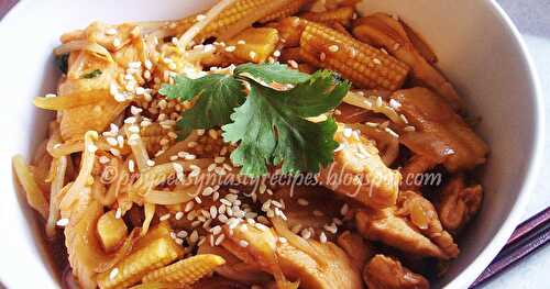 Gai Pad Yod Khao Pod/Thai Chicken With Babycorn