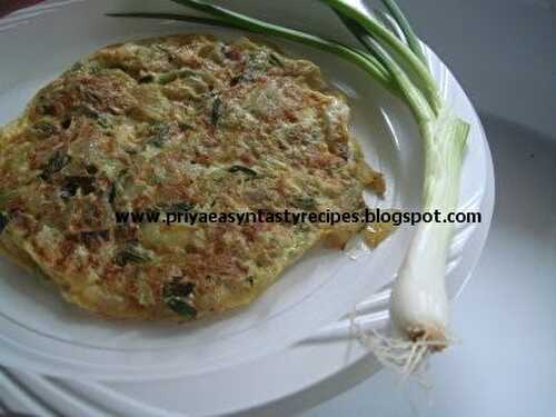 Garlic Chives Omelette