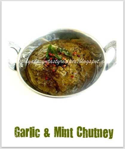 Garlic & Mint Chutney