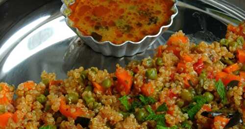 Glutenfree Vegetable Quinoa Kichadi