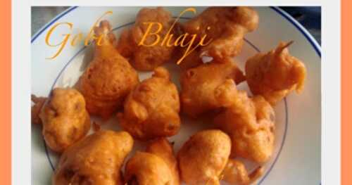 Gobi (Cauliflower) Bhaji