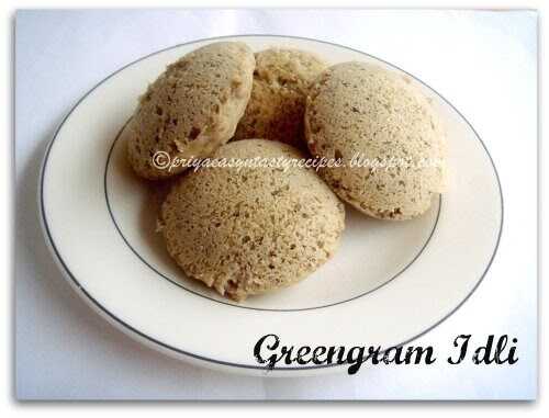 Greengram Idli