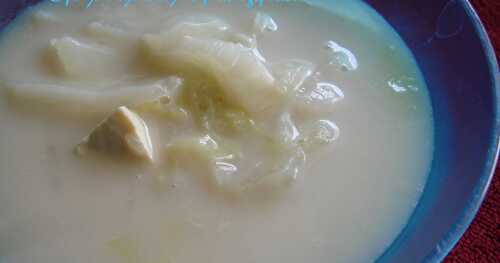Hakusai Cabbage N Tofu Cream Soup