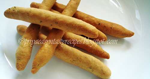 Herbed Wheat-Barley Bread Sticks