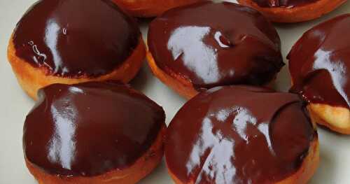 Homemade Boston Cream Donuts