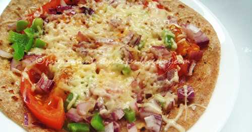 Indian Flavoured Pizza - Chappathi Pizza