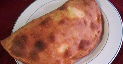 Indian Style Calzone-Cheesy N Spicy