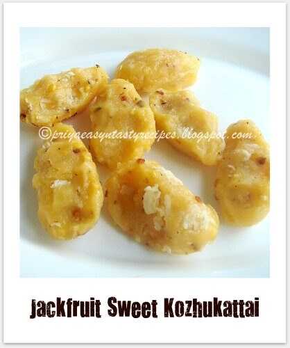 Jackfruit Sweet Pidi Kozhukattai