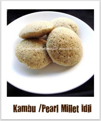 Kambu/Pearl Millet Idli