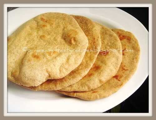 Khobz' Arabi /Khubus - Arabic Flat Bread