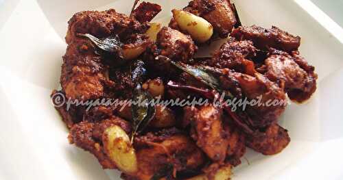 Kodi Avakaya/Andhra Chicken Pickle- T& T From Sailu's Kitchen