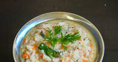 Kodomillet Bagala Bhath/Kodomillet Curd Rice/Varagu Thayir Sadham
