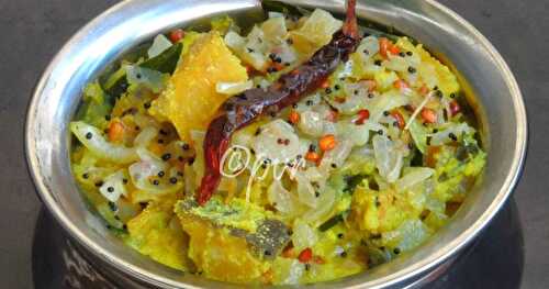 Kurukku Kaalan/ Raw Banana in Yogurt Gravy