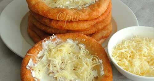 Lángos - Hungarian Flat Bread