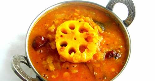 Lotus Root & Fenugreek Sambhar